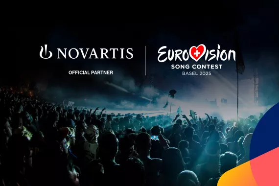 Novartis is an official partner of the Eurovision Song Contest 2025 Novartis is an official partner of the Eurovision Song Contest 2025
