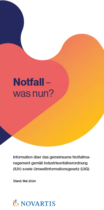 Novartis Notfall-Informationsbroschüre
