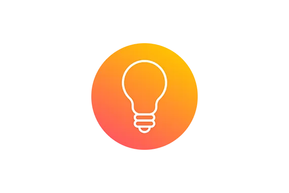 Icon Lightbulb 120 px 370x220px