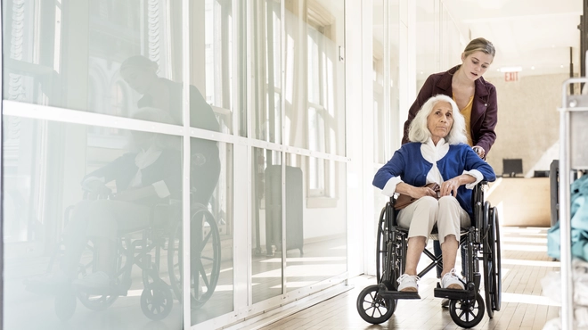 Patient Group Patient in wheelchair- Image