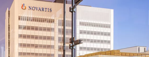 Pohled nalaboratořv areálu Novartisu v Basileji