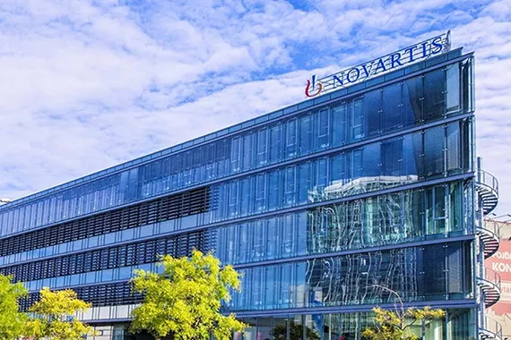 Budova společnosti Novartis v汈R