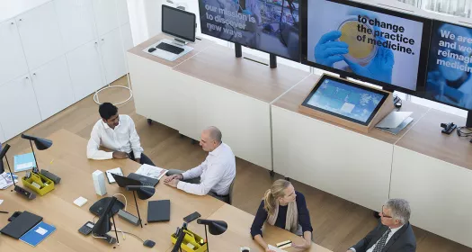 photo of people in a meeting hall