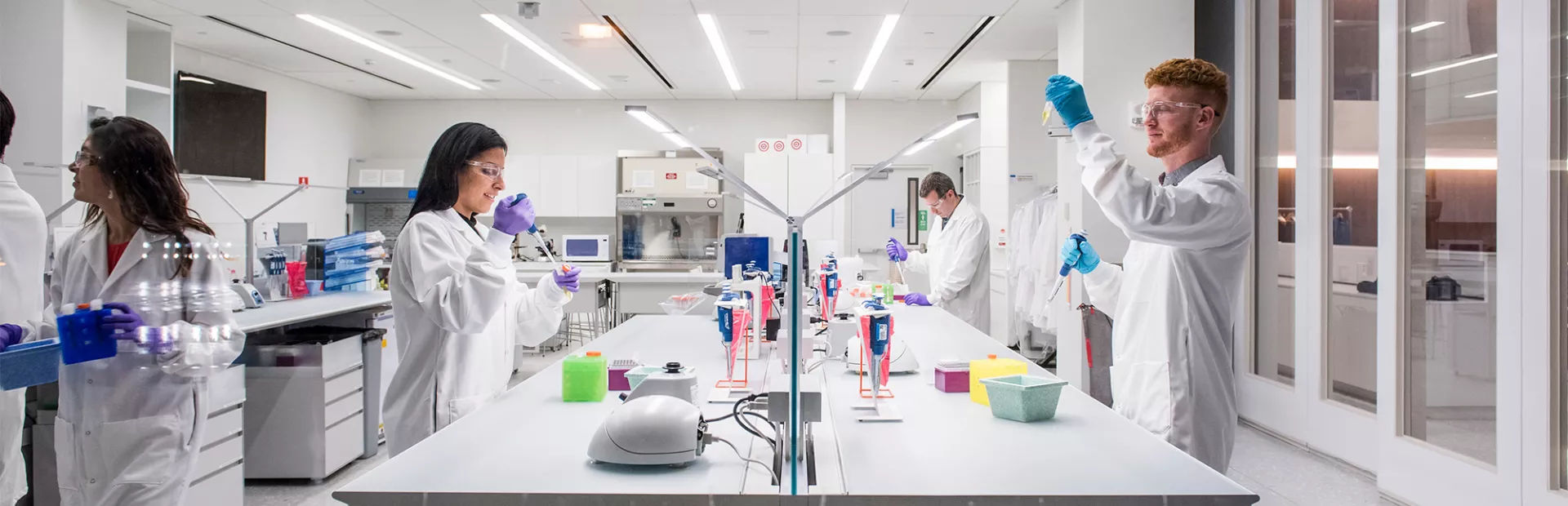 Scientist working in a lab