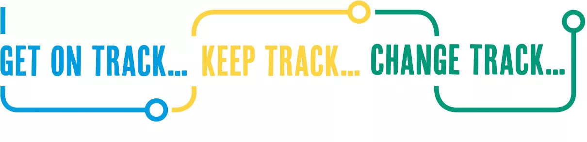 Get on track...keep track...change track