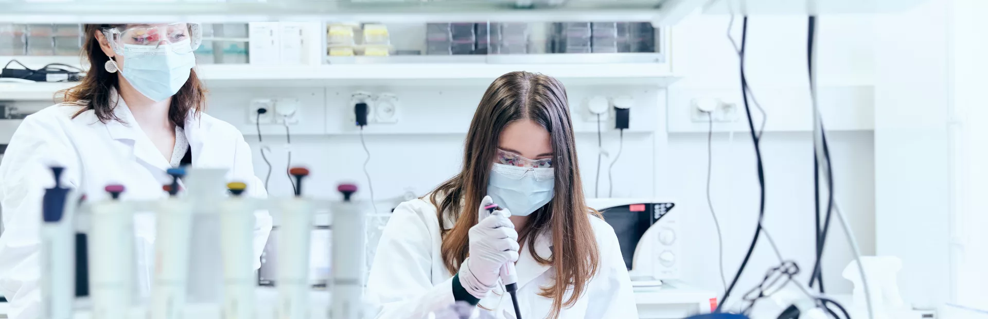 female scientist in the lab